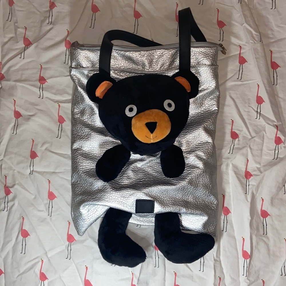 Silver Bear Tote Bag